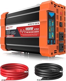 BELTTT 1000W Pure Sine Wave Inverter 12V