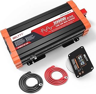BELTTT 3000W Pure Sine Wave Inverter 12V