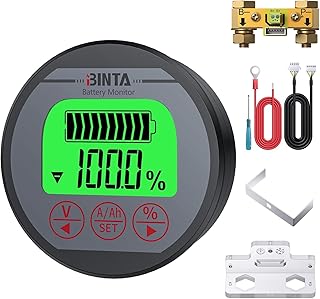 BINTA 500A Battery Monitor with Shunt 8-120V