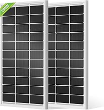 ECO-WORTHY 2x 100W Monocrystalline Solar Panels