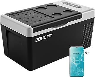EUHOMY 12V 19 Quart Compact Car Refrigerator