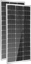 HQST 2x 100W 12V Mono Solar Panel Pack