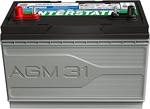 Interstate 12V 100Ah AGM Marine RV Dual-Purpose