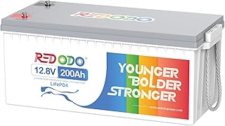 Redodo 12V 200Ah LiFePO4 Battery with 100A BMS