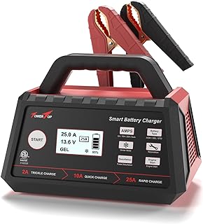 TowerTop 2/10/25A 12V Smart Charger with Engine Start