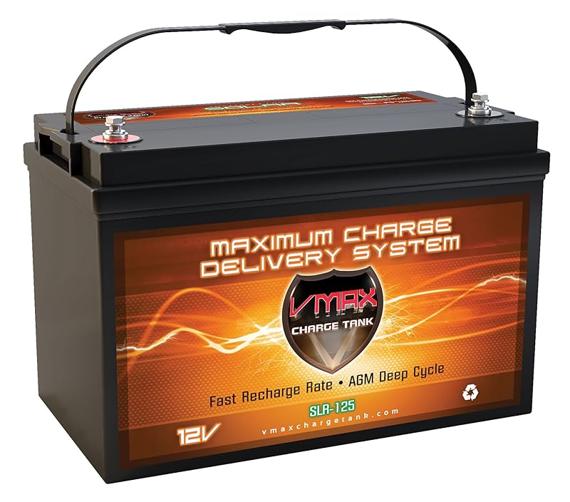 VMAXTANKS 125Ah AGM Deep Cycle Battery