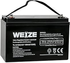 Weize 12V 100Ah Deep Cycle AGM Battery